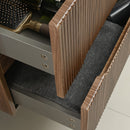 Trent 120 alsó fürdőszobabútor 1 medencés kerámia mosdóval 2 fiókos, sunset tölgy