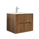 Trent 60 alsó fürdőszobabútor kerámia mosdóval 2 fiókos, sunset tölgy