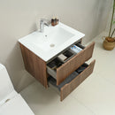 Trent Fürdőszobabútor 60 cm kerámia mosdóval (2 fiókos) tükörrel 60x80 cm sunset tölgy