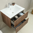 Trent Fürdőszobabútor 80 cm kerámia mosdóval (2 fiókos) tükörrel 60x80 cm sunset tölgy