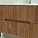 Trent Fürdőszobabútor 80 cm kerámia mosdóval (2 fiókos) tükörrel 60x80 cm sunset tölgy