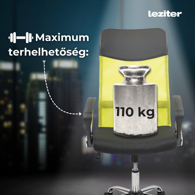 Fit ergonomikus irodai forgószék, zöld