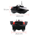 Etetőhajó V6 GPS 3 tartályos hátra és oldalkidobós nightlight