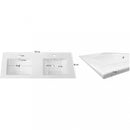 V956 - Flat Design mosdó 18x120x46 cm