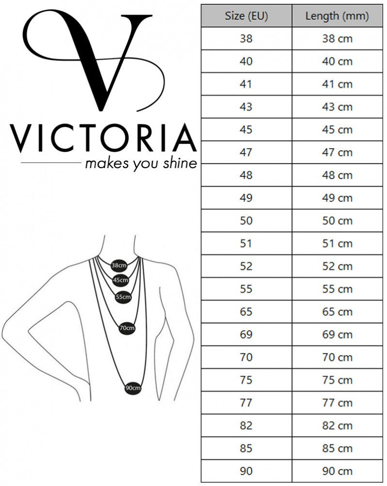Victoria Színes köves ezüst színű nyaklánc, J-VBFACA77447