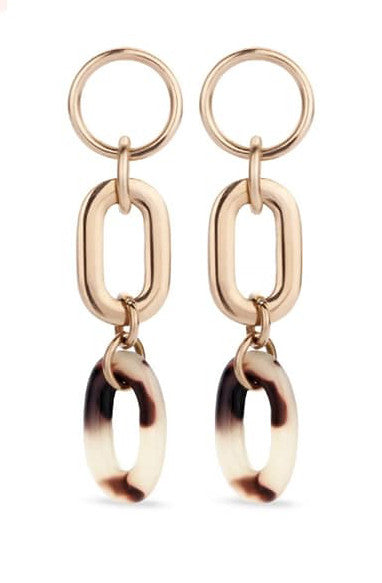 Victoria Rose gold színű színes fülbevaló, J-VBKAB84300