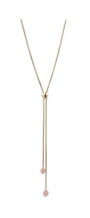Victoria Rose gold színű rózsaszín köves nyaklánc, J-VBKACA75382