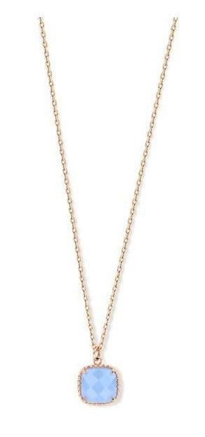 Victoria Rose gold színű kék köves nyaklánc, J-VBKACA87545