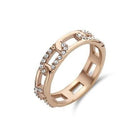 Victoria Rose gold színű fehér köves gyűrű, J-VBKCZ33354