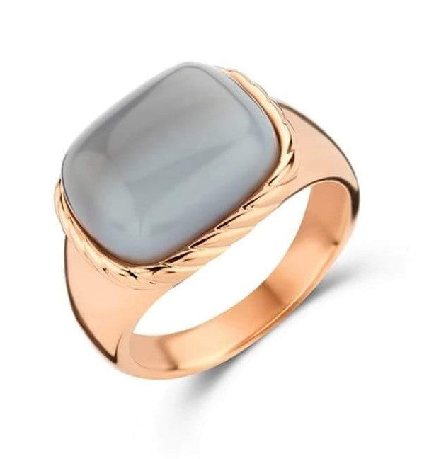 Victoria Rose gold színű köves gyűrű, J-VBKCZ33856