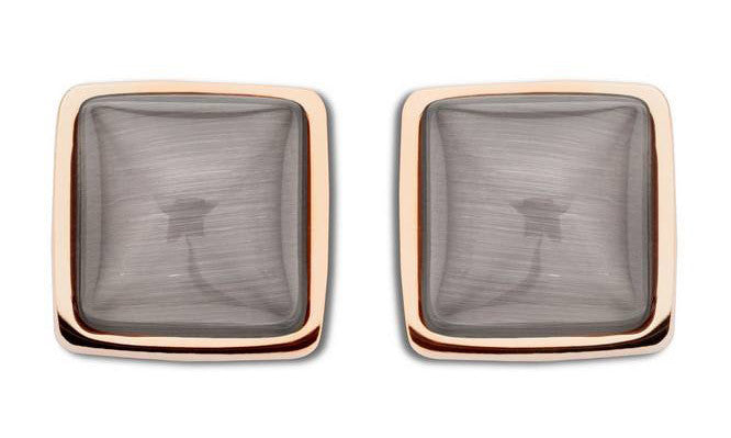 Victoria Rose gold színű barna köves fülbevaló, J-VBNAB74900