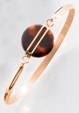 Victoria Rose gold színű barna mintás karkötő, J-VBNACA63660