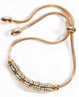 Victoria Rose gold színű köves karkötő, J-VBNACA64900