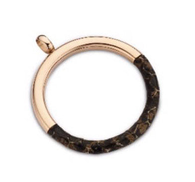 Victoria Rose gold színű barna mintás medál, J-VBNAP73200