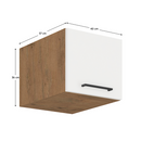 Felső szekrény, lancelot tölgy / fehér extra magas fényű HG, VEGA 40 NAGU-36  1F
