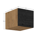 Felsőszekrény, tölgy lancelot/szürke matt, VEGA 40 NAGU-36 1F