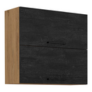 Felsőszekrény, tölgy lancelot/szürke matt, VEGA 60 GU-72 2F