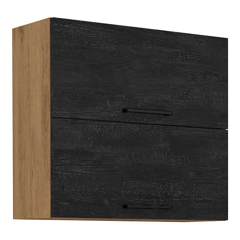 Felsőszekrény, tölgy lancelot/szürke matt, VEGA 60 GU-72 2F