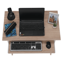 Számítógépasztal, sonoma tölgyfa, VERNER NEW