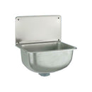 Falikút - rozsdamentes acél - hátfallal - 6/4&quot; - 460 x 340 x 460 mm