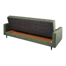 Kihúzható heverő, zöld, VALDO