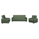 Kihúzható heverő, zöld, VALDO