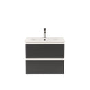 Vario Forte 60 alsó szekrény mosdóval fehér-antracit