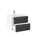 Vario Forte 60 alsó szekrény mosdóval fehér-antracit