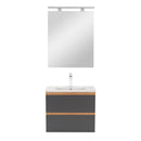 Vario Forte 60 komplett fürdőszoba bútor tölgy-antracit