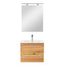 Vario Clam 60 komplett fürdőszoba bútor fehér-tölgy