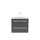 Vario Clam 60 alsó szekrény mosdóval antracit-antracit