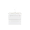 Vario Clam 60 alsó szekrény mosdóval tölgy-fehér