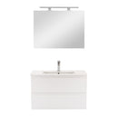 Vario Forte 80 komplett fürdőszoba bútor fehér-fehér