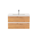 Vario Forte 80 alsó szekrény mosdóval fehér-tölgy