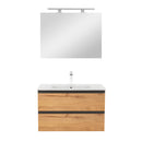 Vario Forte 80 komplett fürdőszoba bútor antracit-tölgy