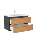Vario Forte 80 alsó szekrény mosdóval antracit-tölgy