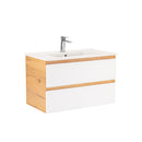 Vario Forte 80 alsó szekrény mosdóval tölgy-fehér