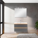 Vario Forte 80 alsó szekrény mosdóval tölgy-antracit