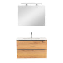 Vario Trim 80 komplett fürdőszoba bútor antracit-tölgy