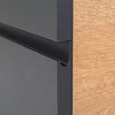 Vario Pull 80 alsó szekrény mosdóval tölgy-antracit