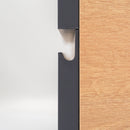 Vario Pull 80 alsó szekrény mosdóval tölgy-antracit