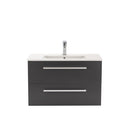 Vario Clam 80 alsó szekrény mosdóval fehér-antracit