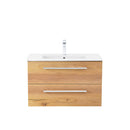 Vario Clam 80 alsó szekrény mosdóval antracit-tölgy