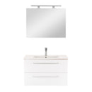 Vario Clam 80 komplett fürdőszoba bútor tölgy-fehér