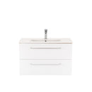 Vario Clam 80 alsó szekrény mosdóval tölgy-fehér