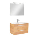 Vario Clam 80 komplett fürdőszoba bútor tölgy-tölgy