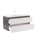 Vario Forte 100 alsó szekrény mosdóval antracit-fehér