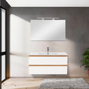 Vario Forte 100 komplett fürdőszoba bútor tölgy-fehér