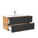 Vario Forte 100 komplett fürdőszoba bútor tölgy-antracit