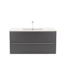 Vario Trim 100 alsó szekrény mosdóval fehér-antracit